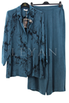 Orhan Store Blazer Ceketli Takım- LYN03325 Zümrüt