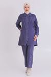Behrem Tensel Pantolonlu Takım- LYN03364 Morcivert