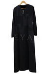 Krep Kumaş Ferace- LYN01960 Siyah