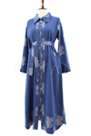 Orhan Store Simli Kot Kap- LYN03501 İndigo