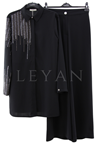 Armine Trend Taş Detaylı Takım- LYN03427 Siyah