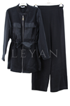 Nuss Organze Cepli Takım- LYN03460 Siyah