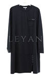 Defrina Düğme Detaylı Bella Tunik- LYN03525 Siyah