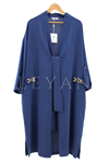 Armine Trend Önü Bağlamalı Ceket- LYN03543 İndigo