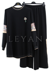 Orhan Store Payet Detaylı Takım- LYN03543 Siyah