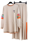 Orhan Store Payet Detaylı Takım- LYN03543 Bej