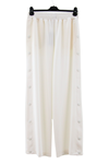 Sentez Tokyo Bambu Geniş Paça Pantolon- LYN03547 Ekru
