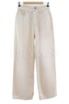 Nuss Kot Pantolon- LYN03576 Ekru