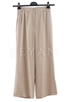 Fuat Gürşen Bol Paça Pantolon- LYN03595 Bej