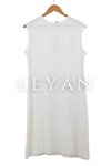 Kolsuz Penye İçlik Tunik- LYN01398 Ekru