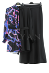 Orhan Store Desenli Takım- LYN03435 Lacivert