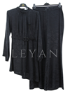 Orhan Store Jakarlı Takım- LYN03647 Siyah