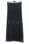 My312 Piliseli Etek- LYN03651 Siyah