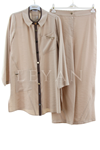 Defrina Tencel Takım- LYN03692 Bej