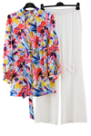 Orhan Store Desenli Takım- LYN03696 Pembe