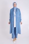 Behrem Tensel Üçlü Takım- LYN03686 Mavi