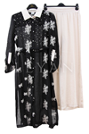 Orhan Store Nakışlı Takım- LYN03722 Siyah