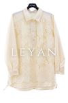 Fuat Gürşen İşlemeli Tunik- LYN03744 Bej