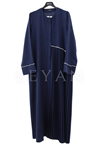Micca Pilise Detaylı Ferace- LYN03764 Lacivert
