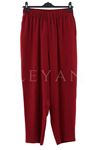 Sentez Duti Keten Pantolon- LYN03777 Bordo