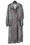 Fuat Gürşen Keten Çıtçıtlı Kap- LYN03779 Antrasit