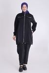 Behrem Taş İşleme Detaylı Takım- LYN03796 Siyah