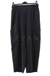 Sentez Keten Havuç Pantolon- LYN03801 Siyah