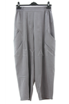 Sentez Keten Havuç Pantolon- LYN03801 Gri