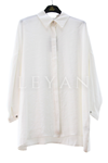 Orhan Store Oversize Gömlek- LYN03832 Ekru