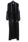 Orhan Store Püskül Taş Detaylı Takım- LYN03840 Siyah