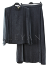 Orhan Store  Boncuk İşlemeli Qupra Takım- LYN03855 Siyah