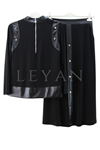 Müsemma Alina Takım- LYN03972 Siyah