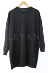 Orhan Store Çiçek Baskılı Tunik- LYN04011 Siyah