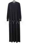 Defrina Monolu Elbise- LYN04031 Siyah