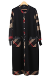 Defrina Burberry Desen Ceket- LYN03052 Siyah