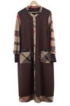Defrina Burberry Desen Ceket- LYN03052 Kahve