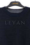 Defrina Kabartmalı Elbise- LYN03873 Lacivert