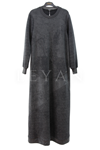 Defrina Kapino Detaylı Elbise- LYN03868 Antrasit