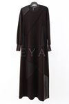 Defrina Sim Detaylı Elbise- LYN03867 Kahve