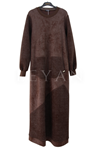 Defrina Kapino Detaylı Elbise- LYN03868 Kahve