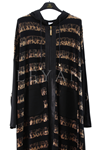 Orhan Store Leopar Detaylı Kap- LYN03924 Siyah
