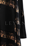 Orhan Store Leopar Detaylı Kap- LYN03924 Siyah