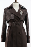 My312 Payet Detaylı Kap- LYN03881 Kahve