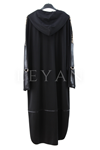 Orhan Store Leopar Detaylı Kap- LYN03924 Siyah