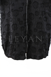 Dule Puantiyeli Astarlı Kap- LYN03982 Siyah