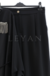 My312 Yakası Taşlı Takım- LYN03889 Siyah