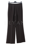 Sentez Yüksek Bel İspanyol Pantolon- LYN03978 Kahve
