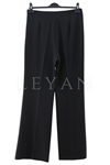 Sentez Yüksek Bel İspanyol Pantolon- LYN03978 Siyah