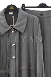 Orhan Store Paraşüt Detaylı Takım- LYN03928 Gri