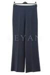 Sentez Yüksek Bel İspanyol Pantolon- LYN03978 Lacivert